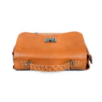 Genuine Leather Handbag for Women With Detachable Sling