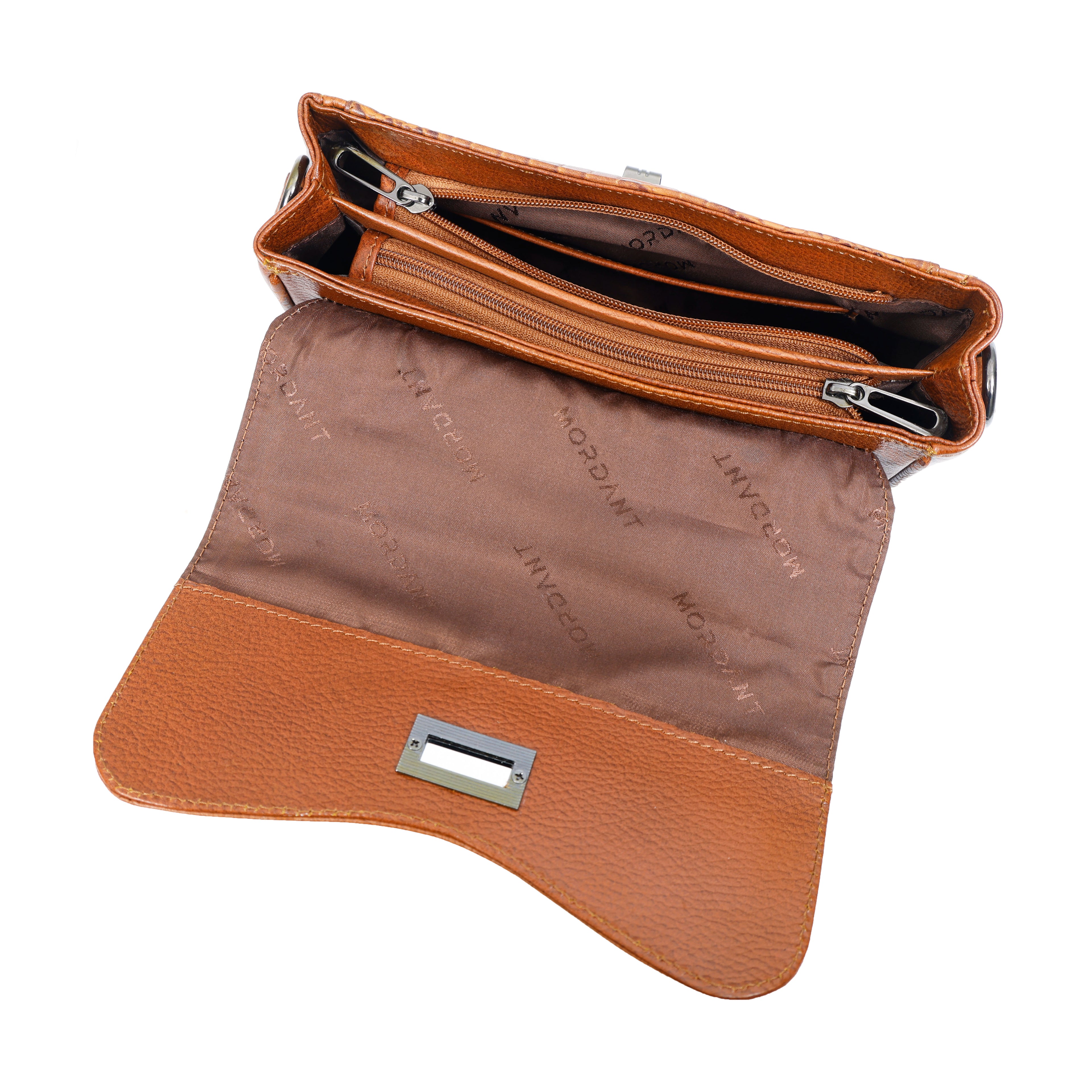 Genuine Leather Handbag for Women With Detachable Sling