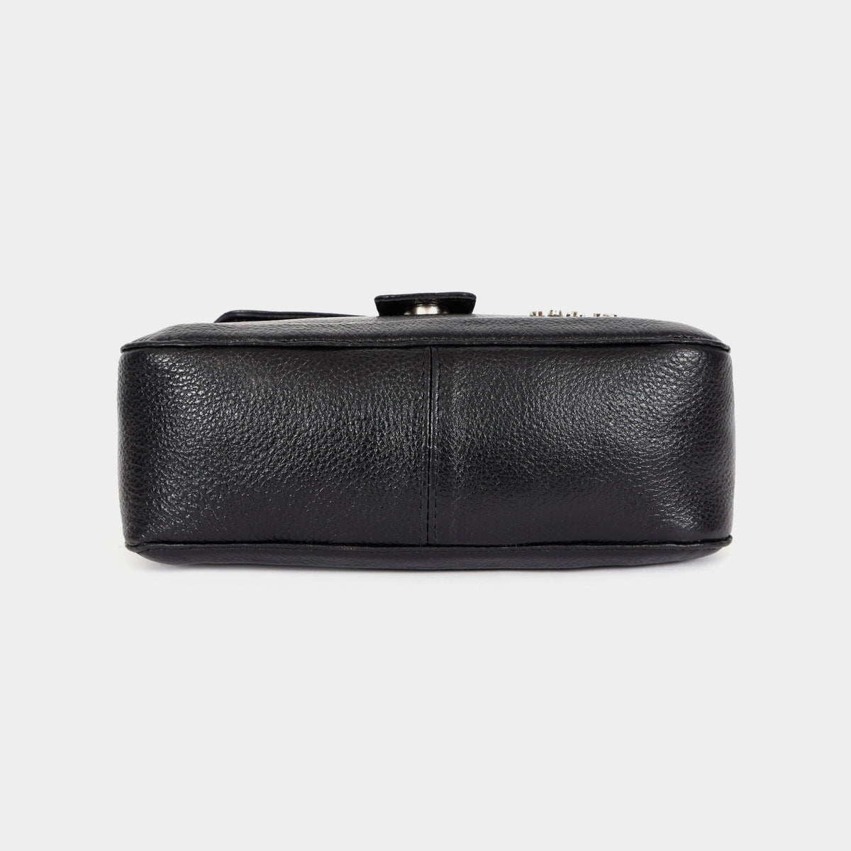 Mordant Black Genuine Leather Crossbody Bag | Luxury Women's Handbag