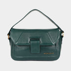 Mordant Green Genuine Leather Crossbody Bag | Luxury Women's Handbag