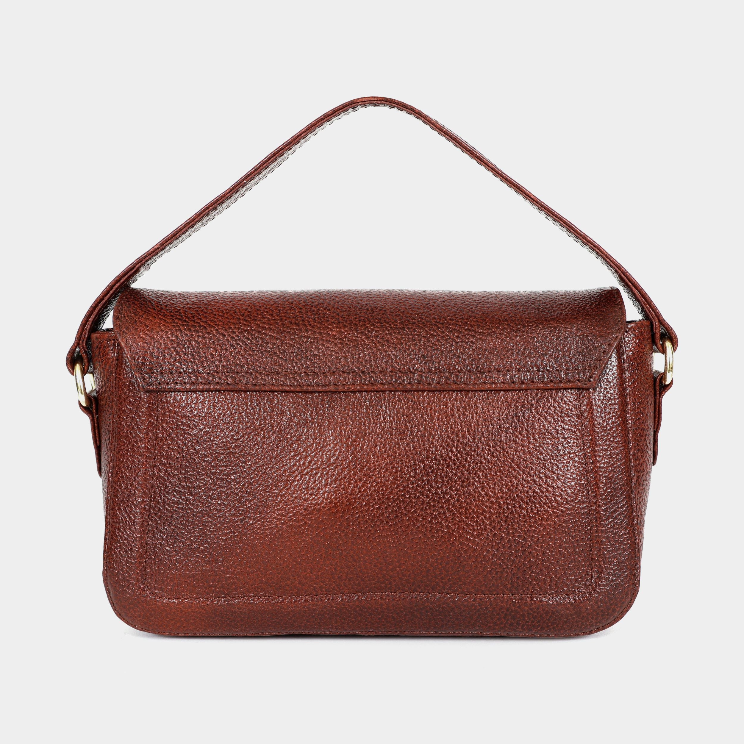 Mordant Brown Genuine Leather Crossbody Bag | Luxury Women's Handbag