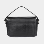 Mordant Black Genuine Leather Crossbody Bag | Luxury Women's Handbag