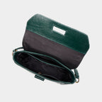 Mordant Green Genuine Leather Crossbody Bag | Luxury Women's Handbag