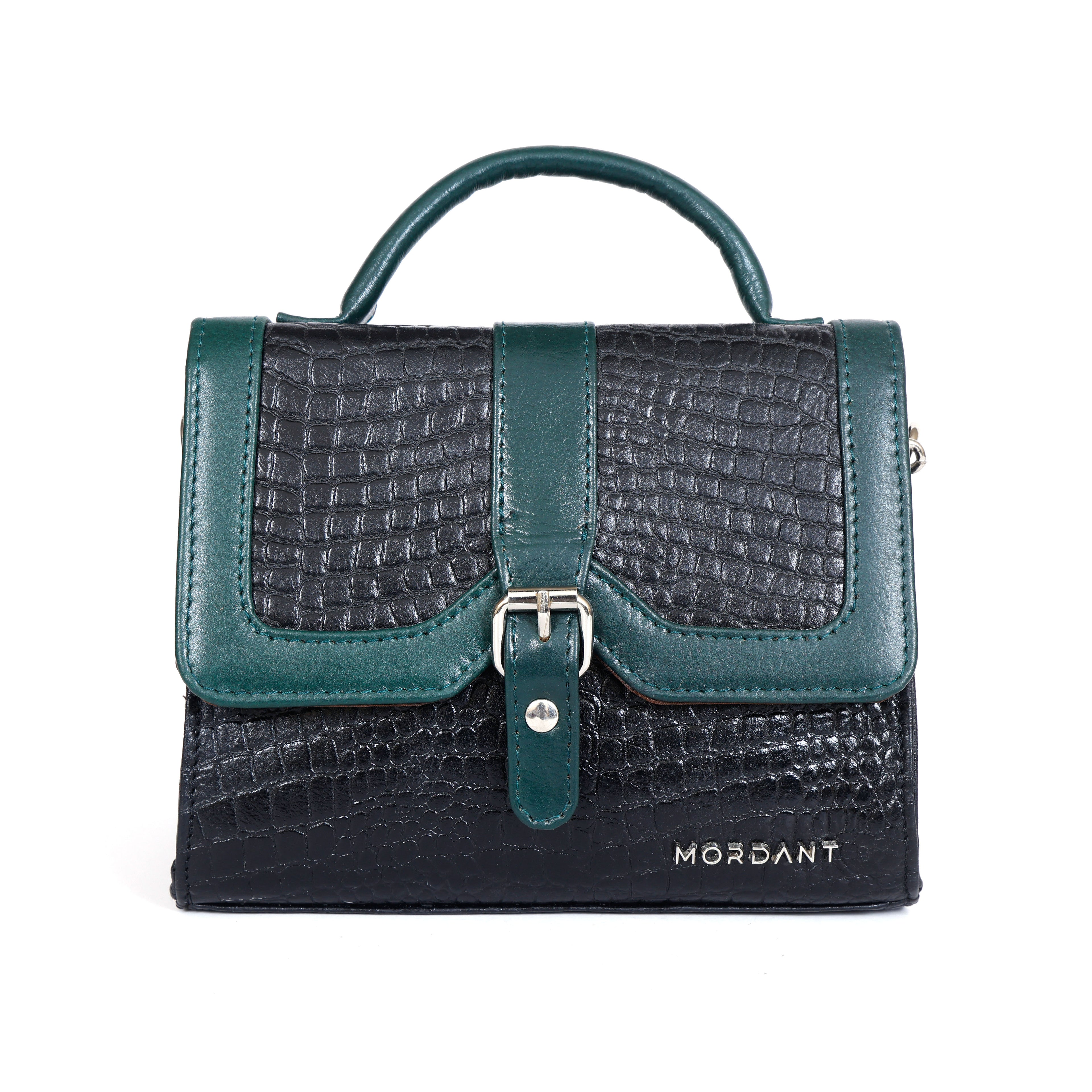 Textured Croco Leather Women's Bag