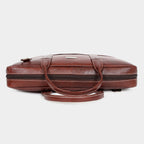 Mordant Brown Genuine Leather Business Laptop Bag for Men & Women