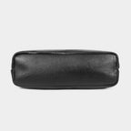 Mordant Black Premium Genuine Leather Laptop Tote Bag (Grain & Croc-Print)