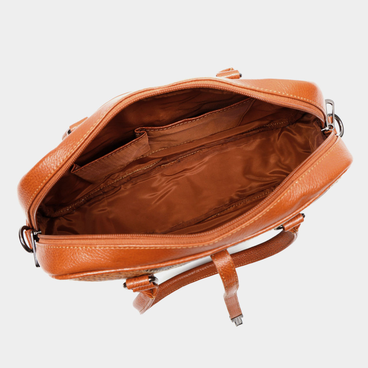 Artisanal Multi-Patchwork Genuine Leather Handbag |Mordant