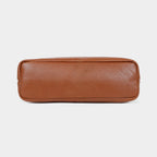 Premium Tan Office Genuine Leather Laptop Tote Bag for Women |  MORDANT