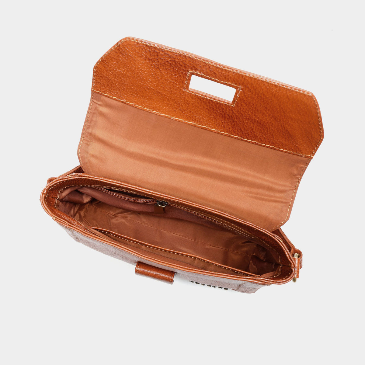 Mordant Tan Genuine Leather Crossbody Bag | Luxury Women's Handbag