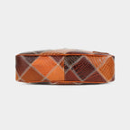 Artisanal Multi-Patchwork Genuine Leather Handbag |Mordant