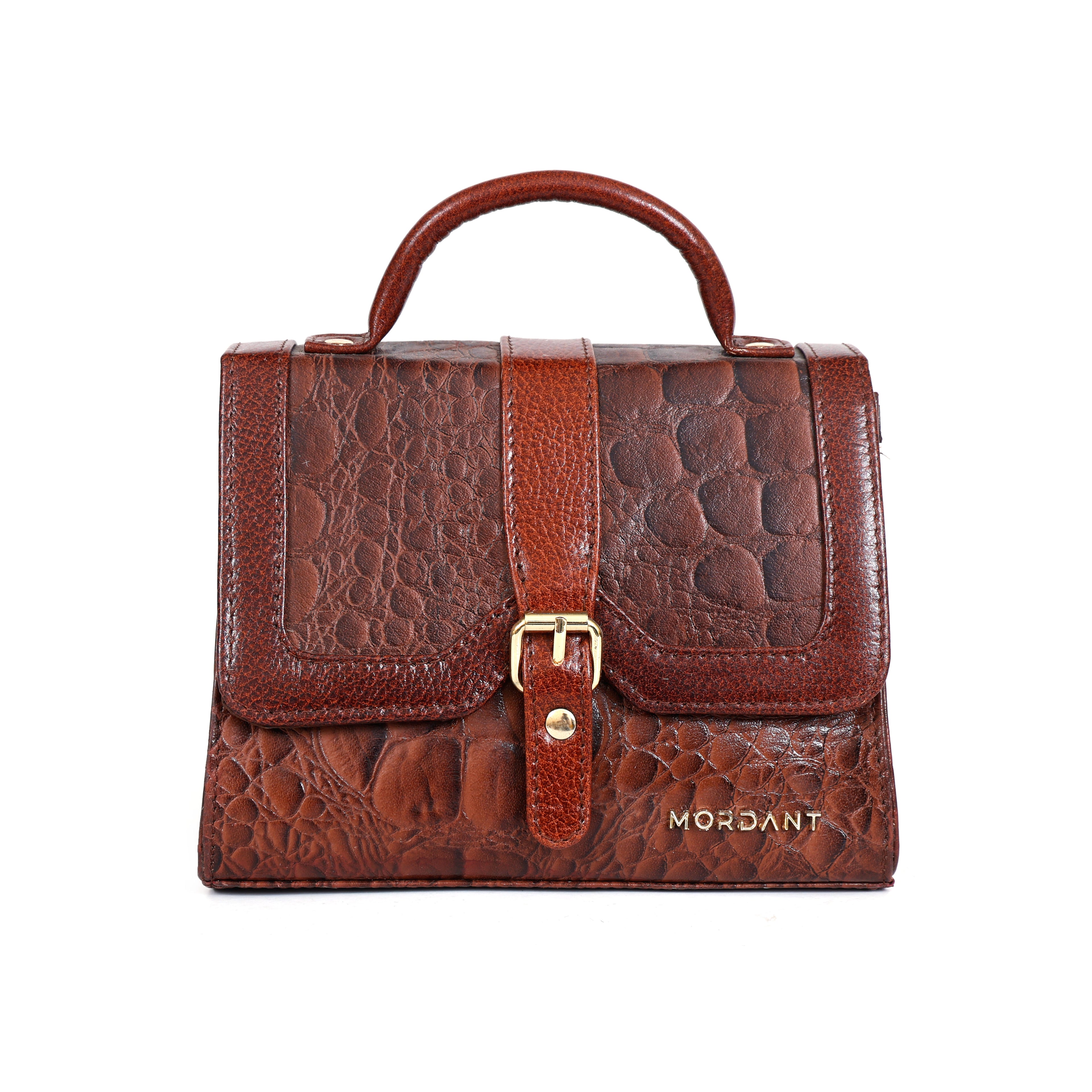 Textured Croco Leather Women's Bag