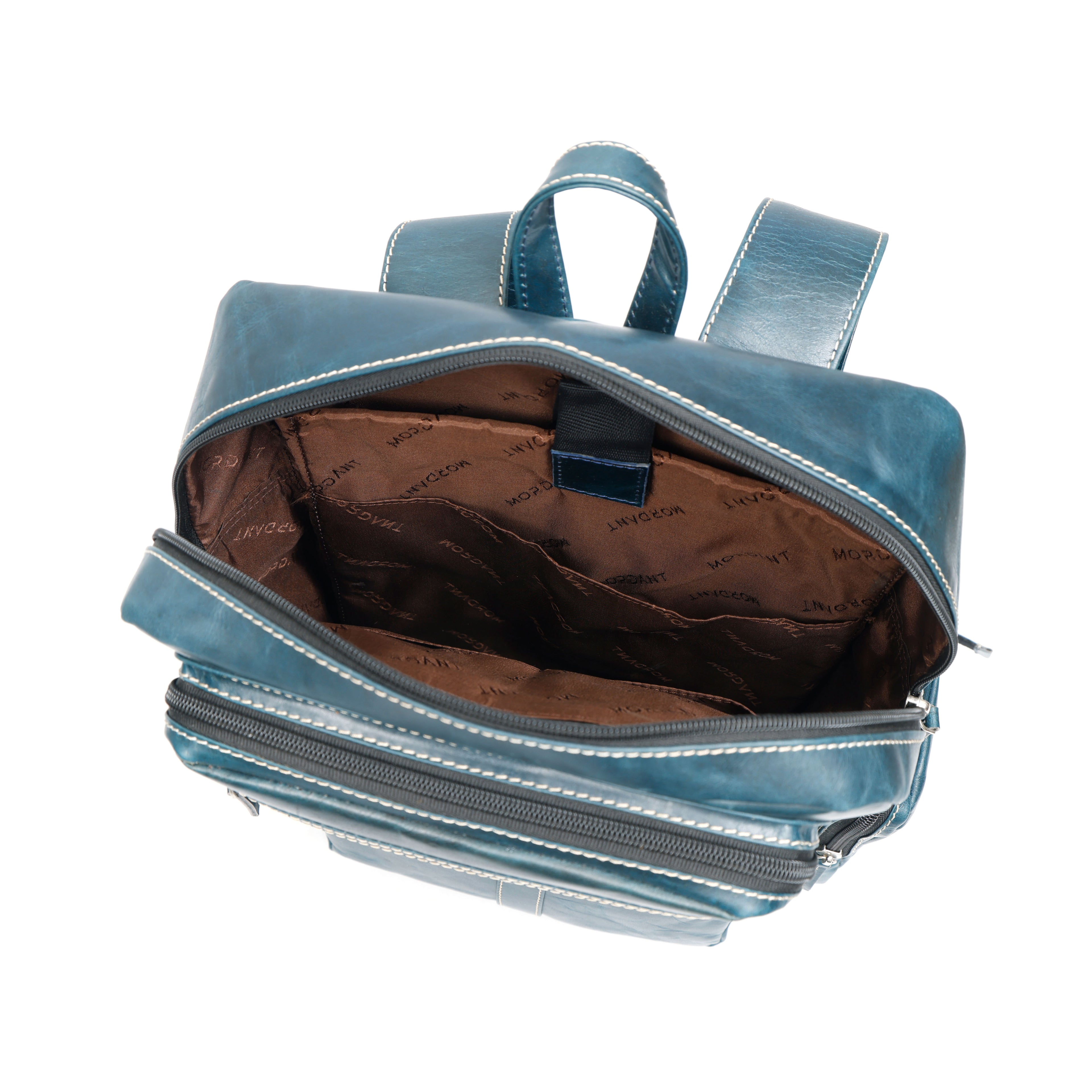 Textured leather Backpack