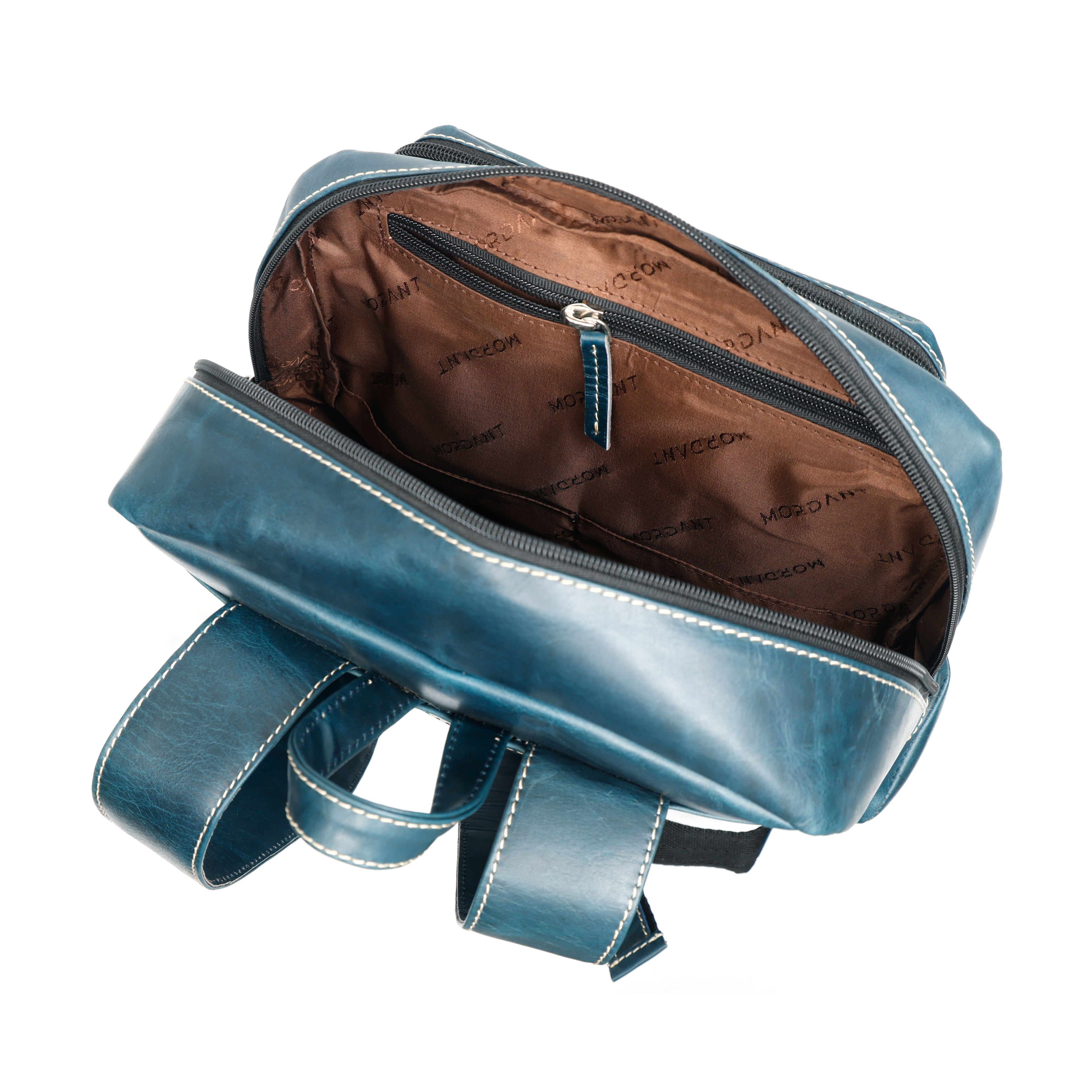 Textured leather Backpack