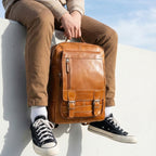 Stylish Everyday Genuine Leather Backpack