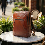 Unisex Leather Backpack