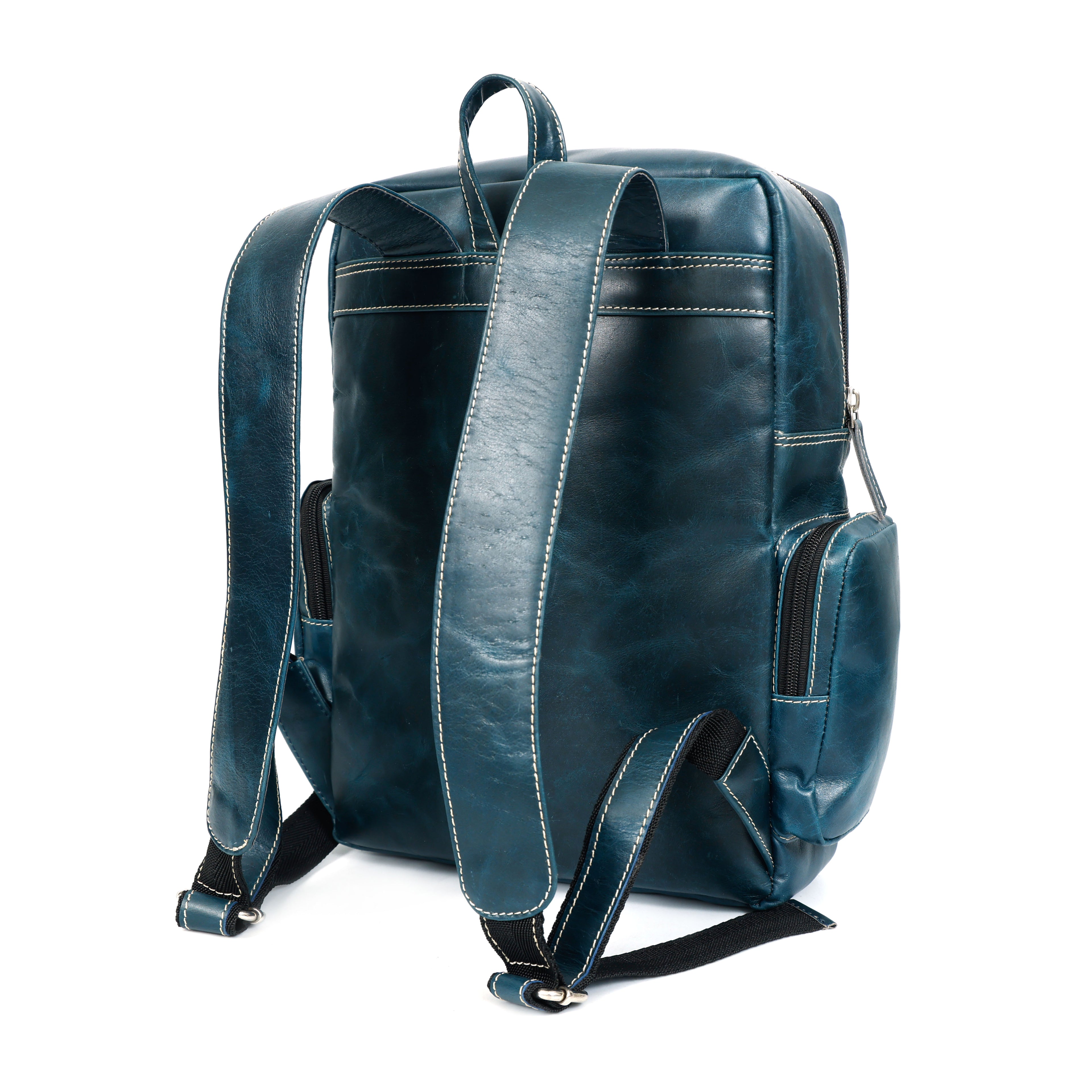 Textured leather Backpack