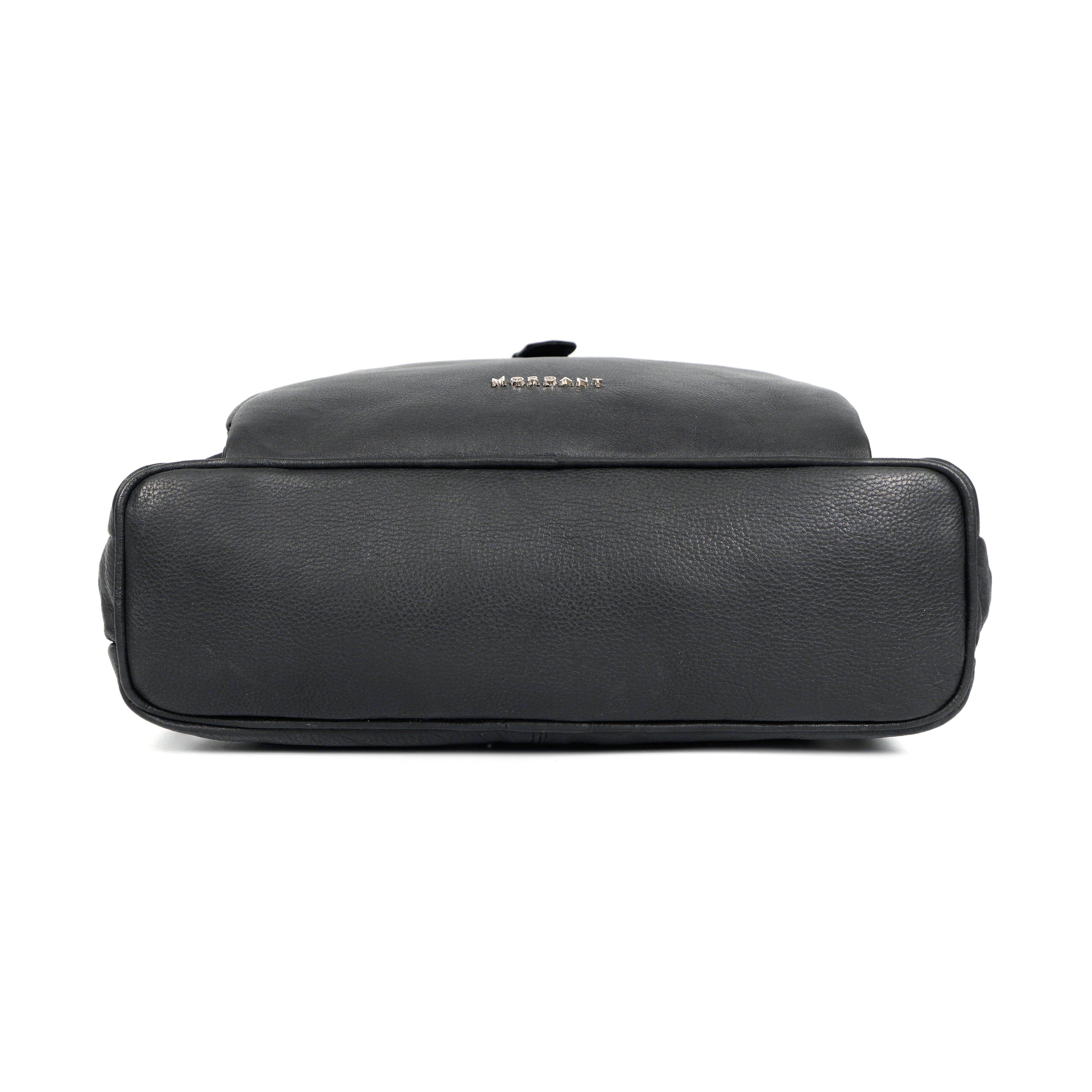 Slim Unisex Leather Backpack