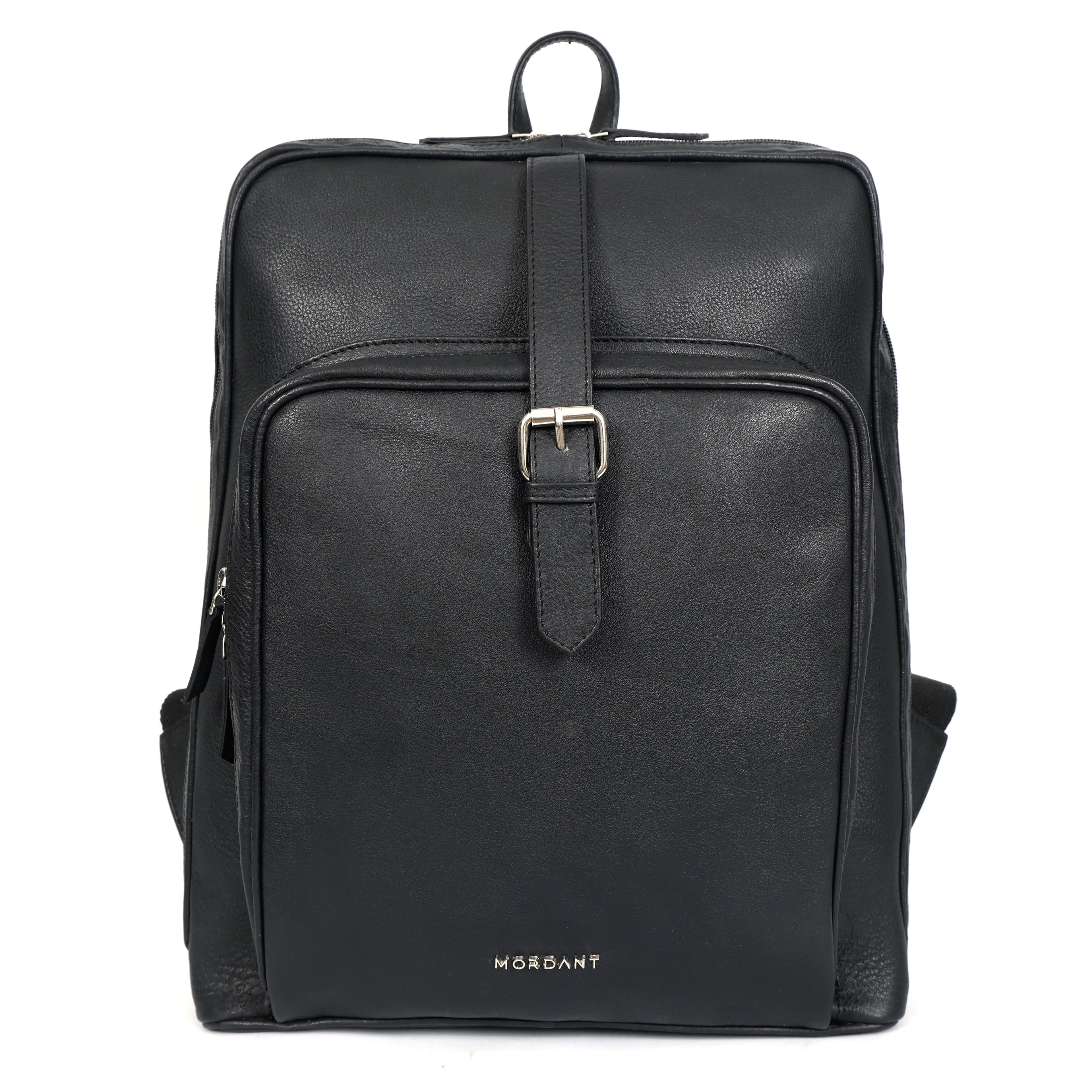 Slim Unisex Leather Backpack