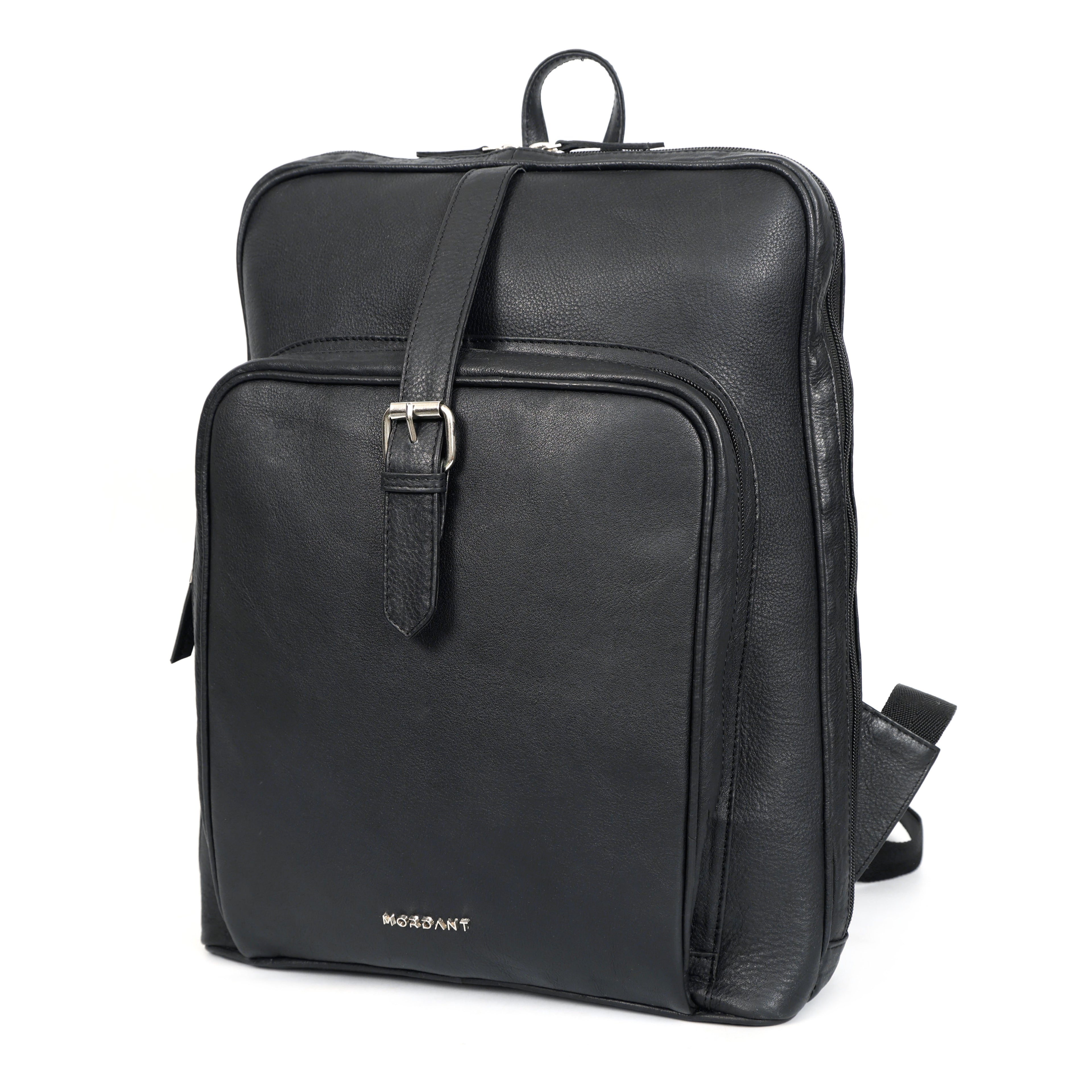 Slim Unisex Leather Backpack