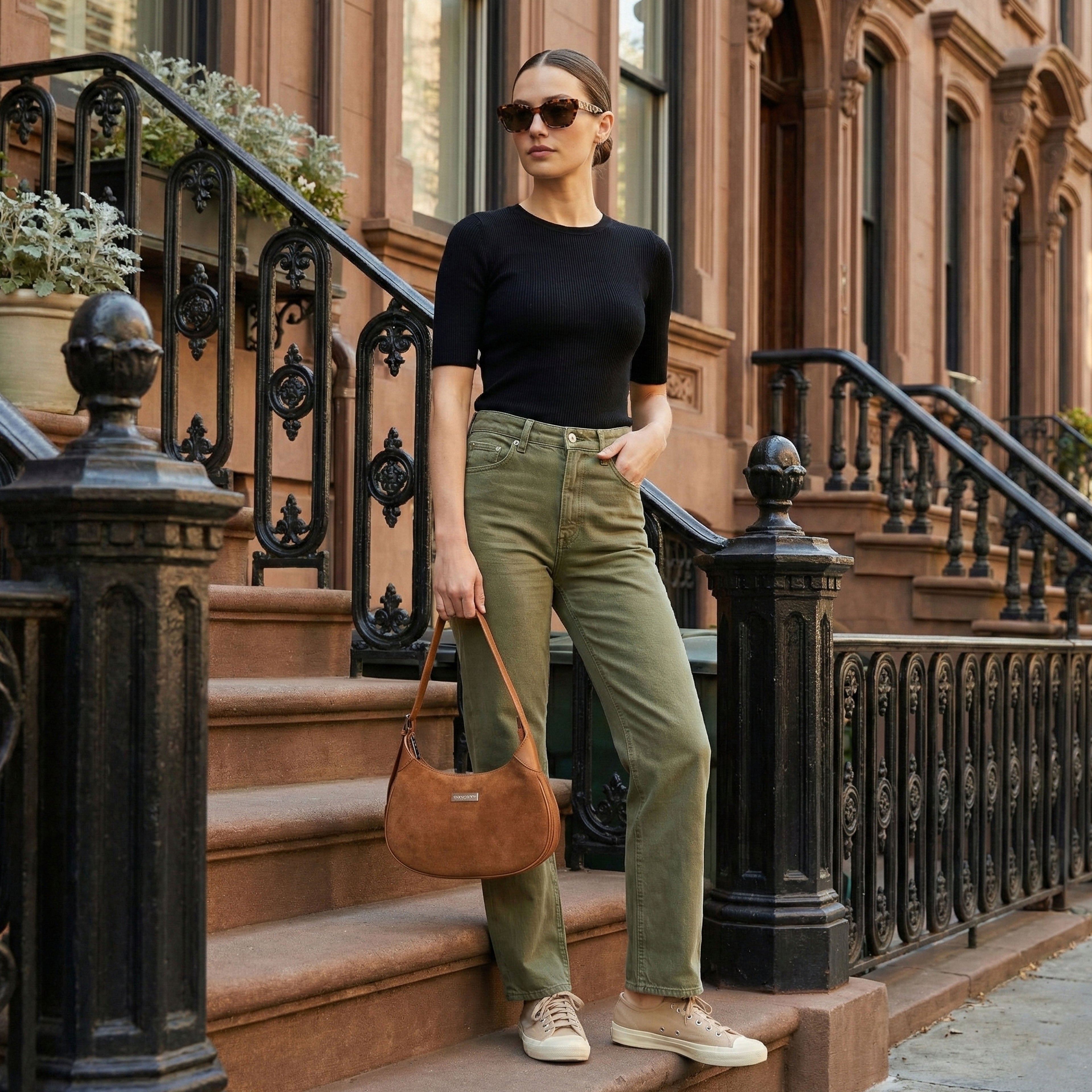 Classic Premium Leather Sling Bag