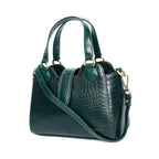 Women’s Genuine Croco Textured Leather Handbag