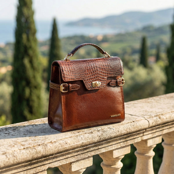Leather Handbag for Women's- Spacious, stylish and Lock Secured.