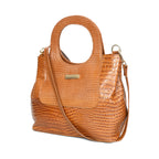 Women’s Croc Handbag Made With 100% Genuine Leather
