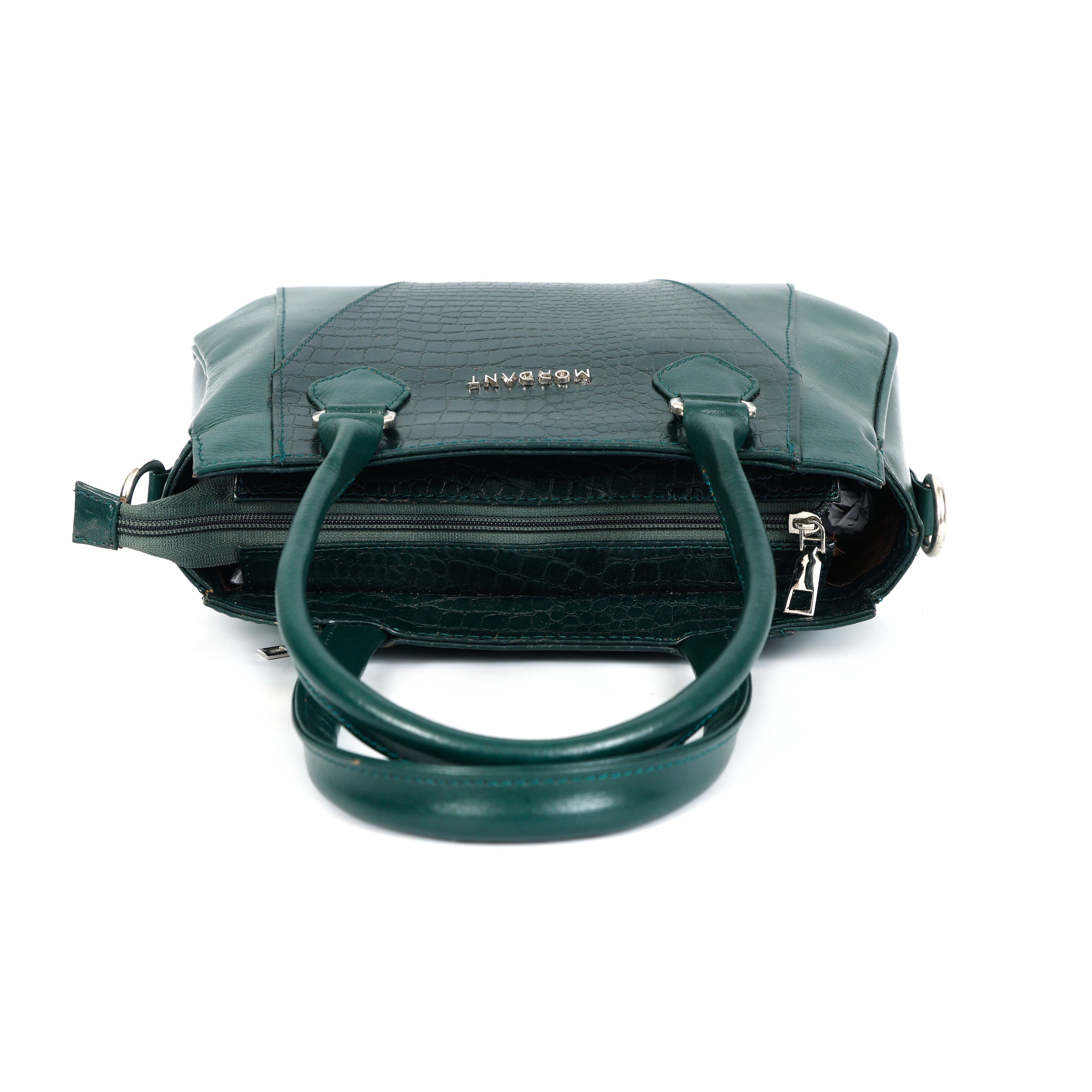 Women’s Genuine Crocodile-Embossed Handbag