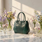 Women’s Genuine Crocodile-Embossed Handbag