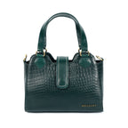 Women’s Genuine Croco Textured Leather Handbag