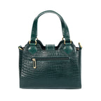 Women’s Genuine Croco Textured Leather Handbag