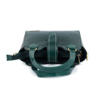 Women’s Genuine Croco Textured Leather Handbag