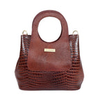 Women’s Croc Handbag Made With 100% Genuine Leather