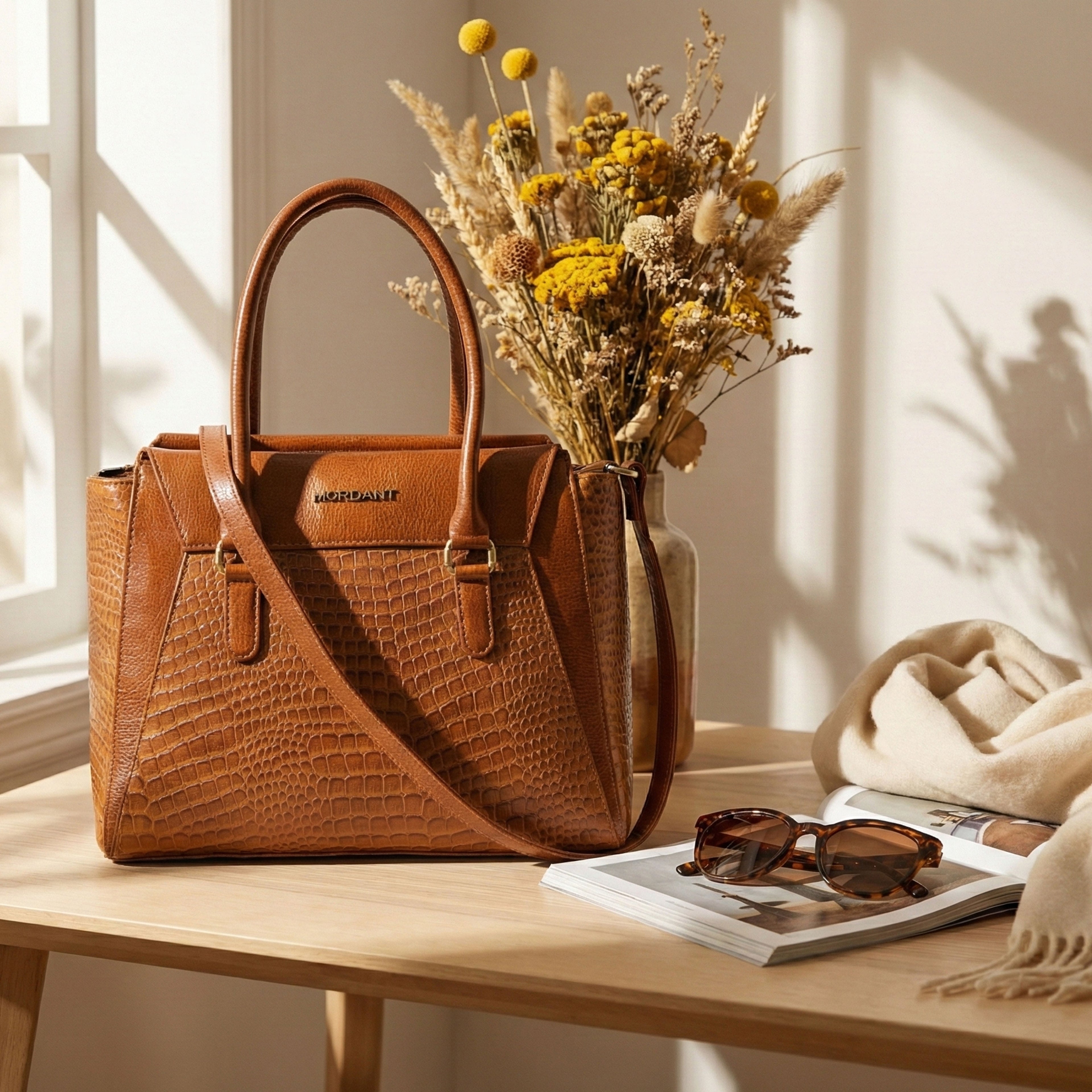 Premium Leather Tote Bag