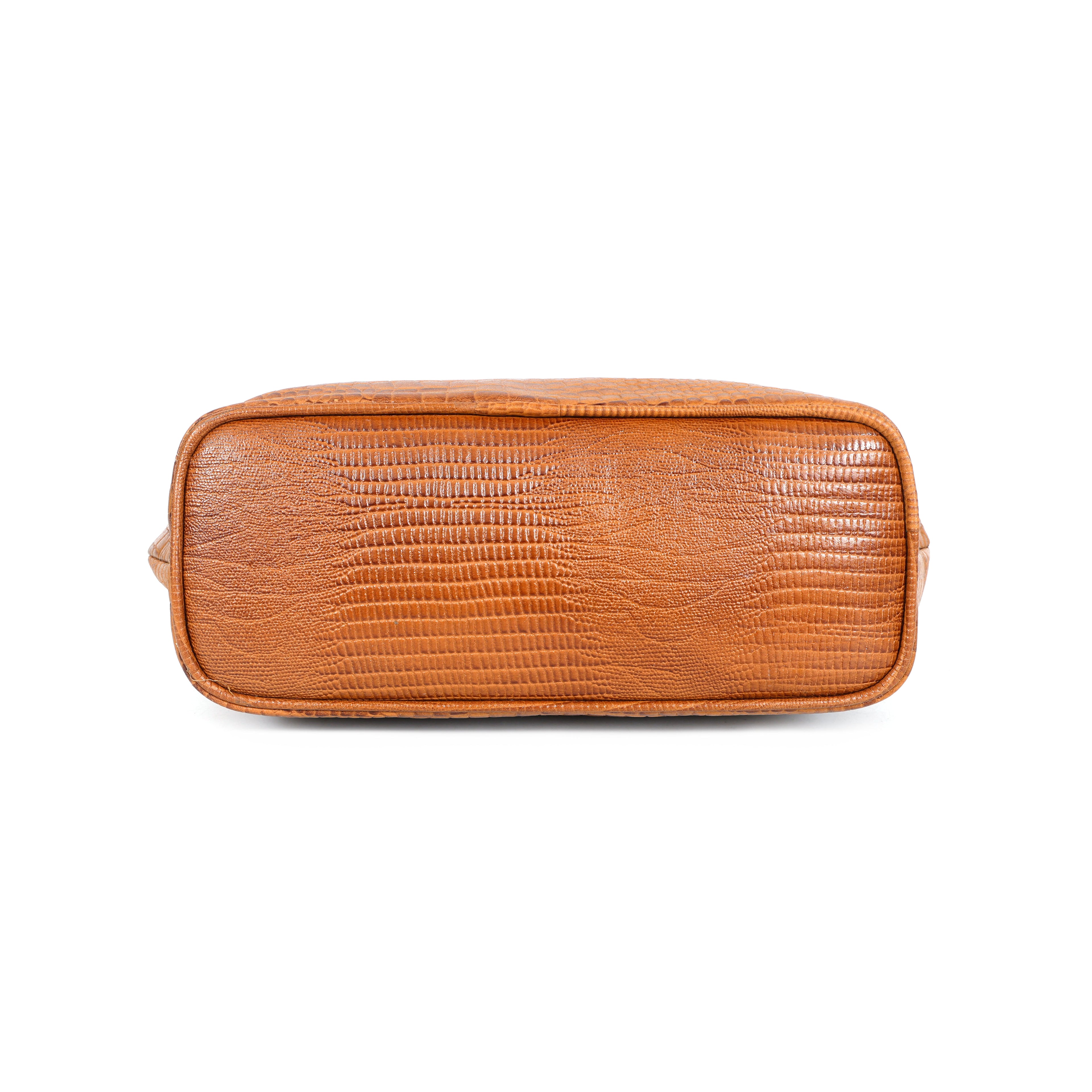 Women’s Croc Handbag Made With 100% Genuine Leather