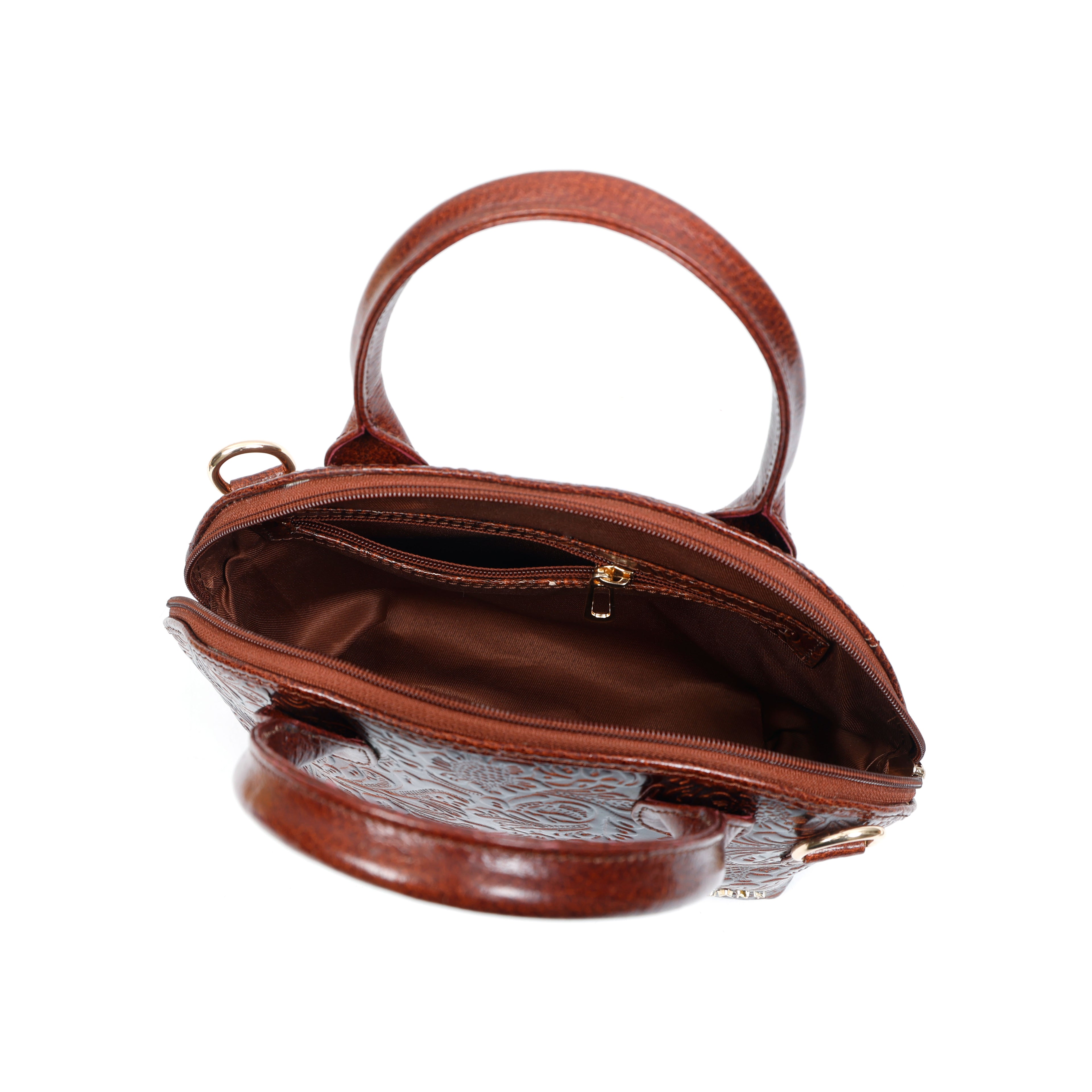 Embossing Leather Handbag For Women's