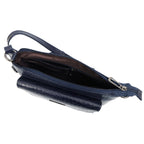 Women’s Croco Textured Leather Crossbody Bag