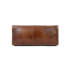 Croco Textured Leather Sling Bag