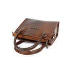 Croco Textured Leather Sling Bag