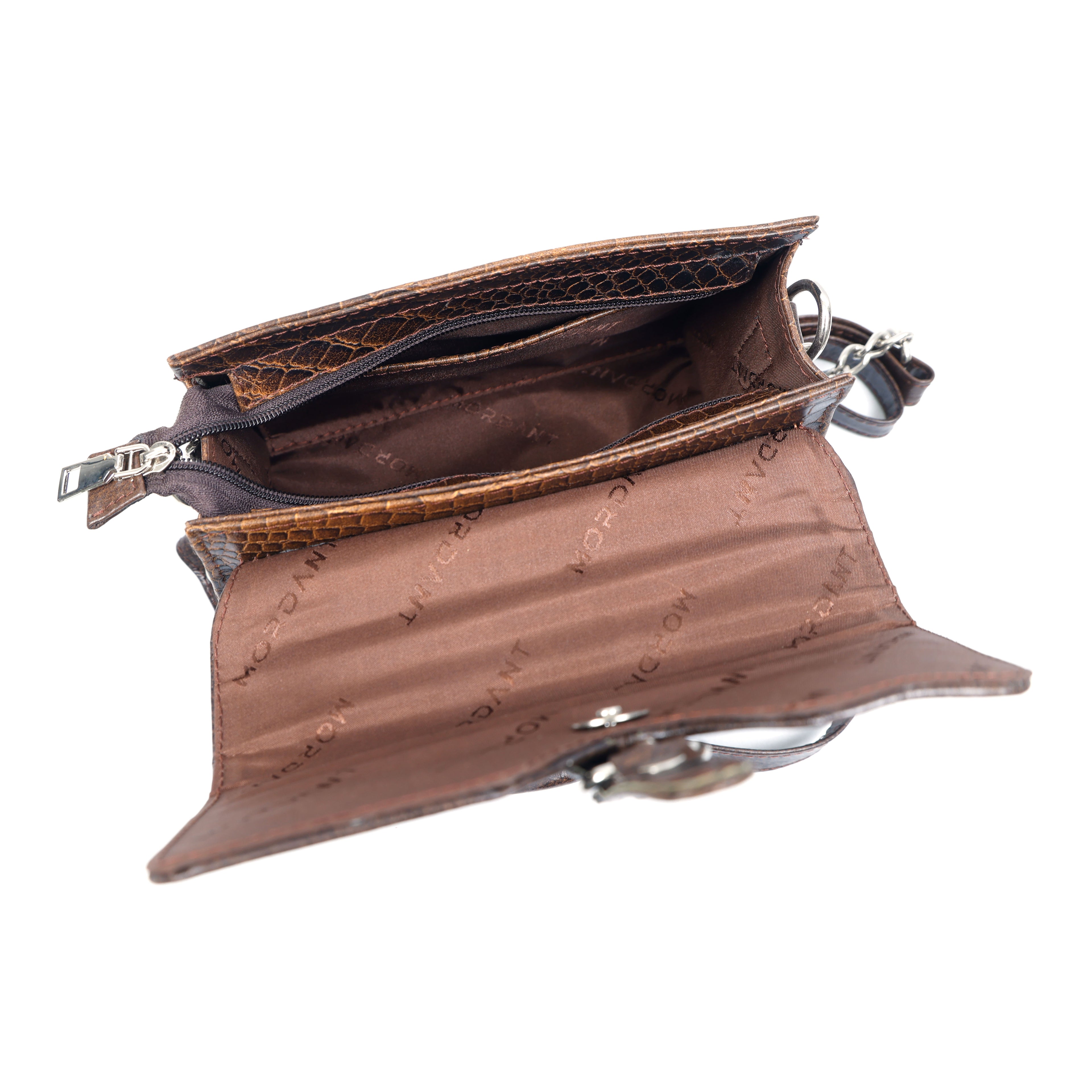 Textured Croco Leather Women's Bag