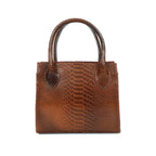 Croco Textured Leather Sling Bag