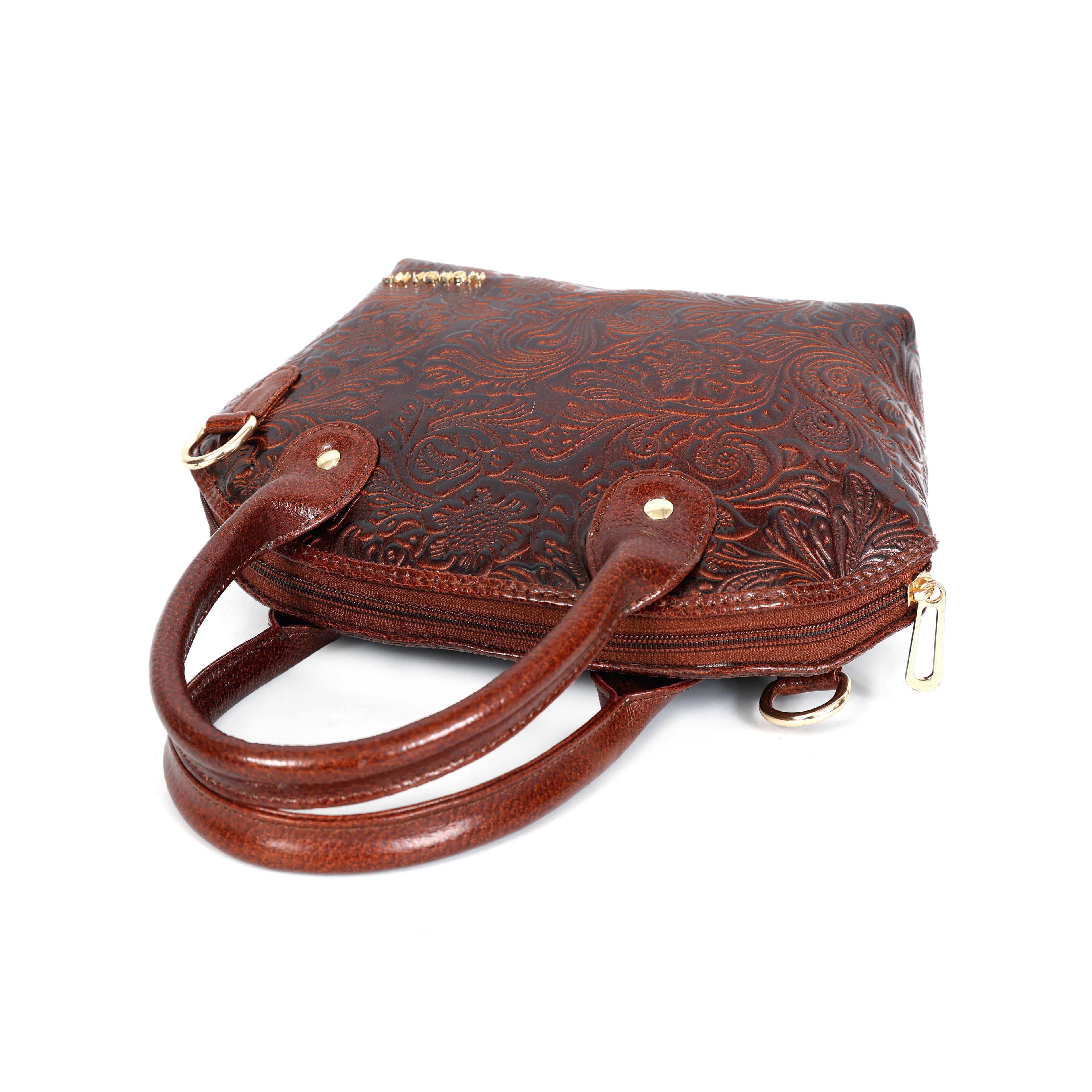 Embossing Leather Handbag For Women's