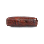 Croco Textured Leather Handbag For Women's